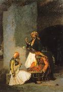 Jean Leon Gerome Arnauts Playing Chess Spain oil painting artist